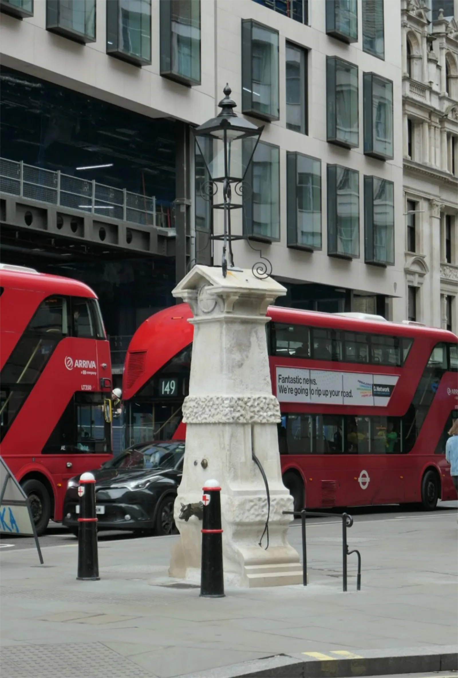 Restaurierte Aldgate Pump